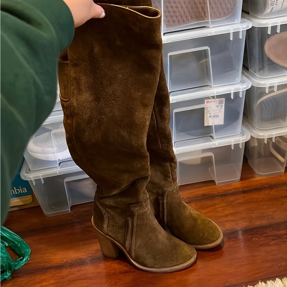 Knee high boots